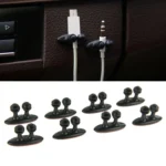 8 PCS DM-003 Car Cable Convenient Bundle Clip with Adhesive