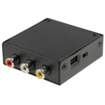 HDV-M610 Mini Size Full HD 1080P HDMI to AV/CVBS Video Converter Adapter(Black) - Image 2