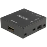 HDV-M610 Mini Size Full HD 1080P HDMI to AV/CVBS Video Converter Adapter(Black) - Image 3