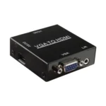 HD 1080P HDMI Mini VGA to HDMI Scaler Box Audio Video Digital Converter Adapter for PC / HDTV