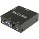 HD 1080P HDMI Mini VGA to HDMI Scaler Box Audio Video Digital Converter Adapter for PC / HDTV - Image 2