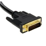 30cm DVI 24+5 Pin Male to 2 VGA Female Splitter Cable - Image 4