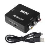 VK-126 Mini HD HDMI to AV/CVBS Video Converter Adapter - Image 4