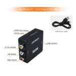 VK-126 Mini HD HDMI to AV/CVBS Video Converter Adapter - Image 6