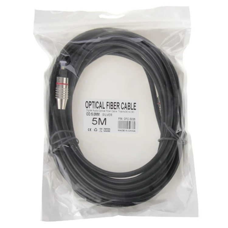 S-PC-2784_3.webp Digital Audio Optical Fiber Cable Toslink M to M, OD: 5.0mm, Length: 5m - Image 4