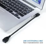 USB 3.0 Right Angle 90 Degree Extension Cable Male to Female Adapter Cord, Length: 18cm - Image 6