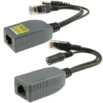 2 PCS 904, 4 Cores Power Over Ethernet Passive POE Splitter Injector Adapter Cable Kit for IP Camera Security System