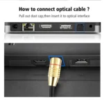 Digital Audio Optical Fiber Toslink Cable, Cable Length: 1m, OD: 5.0mm - Image 4