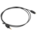 TOSLink Male to 3.5mm Male Digital Optical Audio Cable, Length: 0.8m, OD: 2.2mm(Black) - Image 3
