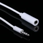 3.5mm Male to 2 Female Plug Jack Stereo Audio Cable for iPhone 6S & 6S Plus & 6 & 6 Plus & 5, iPad Air 2 & Air, Samsung, iPod Laptop, MP3, Length: 24cm - Image 3