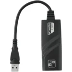 USB 3.0 10 / 100 / 1000Mbps Ethernet Adapter for Laptops, Plug and play(Black) - Image 3