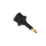 Gold Plated Square to Round 3.5mm Optical Fiber Adapter - Image 2