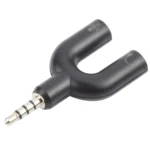 3.5mm Stereo Male to 3.5mm Headphone & Mic Female Splitter Adapter - Image 3