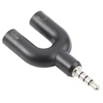 3.5mm Stereo Male to 3.5mm Headphone & Mic Female Splitter Adapter - Image 4