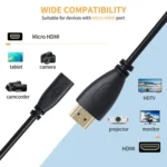 20cm HDMI Male to Micro HDMI Female Adapter Cable - Image 5