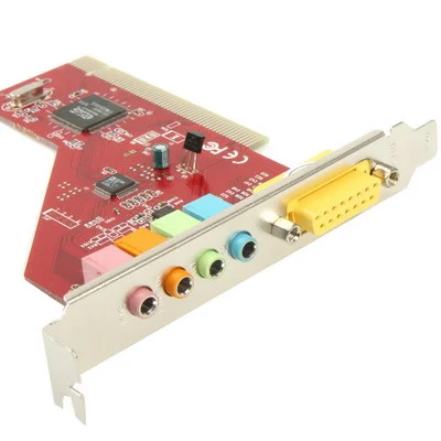 S-PCD-1013_3.webp Crystal 4 Channel PCI Sound Card(Red) - Image 4