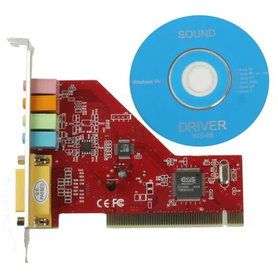 S-PCD-1013_4.webp Crystal 4 Channel PCI Sound Card(Red) - Image 5