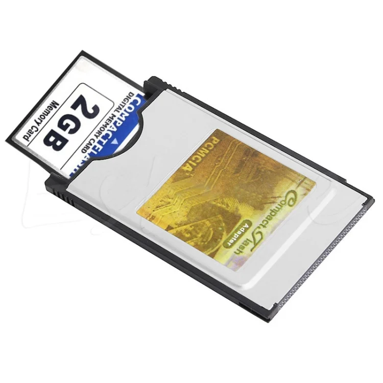 S-PCD-2018_1.webp Compact Flash CF to PC Card PCMCIA Adapter Card Reader - Image 2