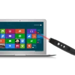 PP-1000 Multimedia Presentation Remote PowerPoint Clicker 2.4GHz RF Laser Pointer with USB Receiver(Black) - Image 5