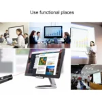 PP-1000 Multimedia Presentation Remote PowerPoint Clicker 2.4GHz RF Laser Pointer with USB Receiver(Black) - Image 6