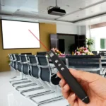 PP-1000 Multimedia Presentation Remote PowerPoint Clicker 2.4GHz RF Laser Pointer with USB Receiver(Black) - Image 7
