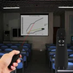 Multimedia Presenter with Laser Pointer & USB Receiver for Projector / PC / Laptop, Control Distance: 15m (R400)(Black) - Image 11