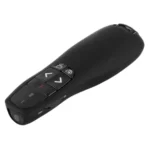 Multimedia Presenter with Laser Pointer & USB Receiver for Projector / PC / Laptop, Control Distance: 15m (R400)(Black) - Image 4