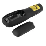 Multimedia Presenter with Laser Pointer & USB Receiver for Projector / PC / Laptop, Control Distance: 15m (R400)(Black) - Image 5