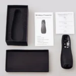 Multimedia Presenter with Laser Pointer & USB Receiver for Projector / PC / Laptop, Control Distance: 15m (R400)(Black) - Image 10