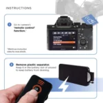 IR Remote Control for Sony Camera(Black) - Image 4