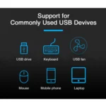 4 Ports USB HUB 2.0 USB Splitter Adapter with Switch - Image 8