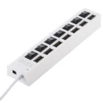 7 Ports USB Hub 2.0 USB Splitter High Speed 480Mbps with ON/OFF Switch / 7 LEDs - Image 4