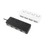 4 Ports USB 2.0 HUB with 4 Switch - Image 2