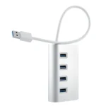 High Speed 5Gbps 4 Ports USB 3.0 HUB Portable Aluminum USB Splitter, Support 2TB - Image 3