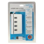 High Speed 5Gbps 4 Ports USB 3.0 HUB Portable Aluminum USB Splitter, Support 2TB - Image 6