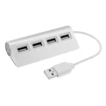 High Speed 480Mbps 4 Ports USB 2.0 HUB Mini Aluminum USB Splitter - Image 2