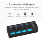 4 Ports USB 3.0 HUB, Super Speed 5Gbps, Plug and Play, Support 1TB - Image 4