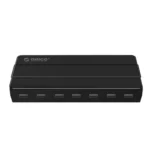 Orico H7928-U2-V1 Desktop 7 Ports USB 2.0 HUB with Power Adapter(Black) - Image 4
