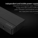 Orico H7928-U2-V1 Desktop 7 Ports USB 2.0 HUB with Power Adapter(Black) - Image 6