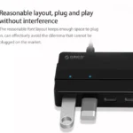 Orico H7928-U2-V1 Desktop 7 Ports USB 2.0 HUB with Power Adapter(Black) - Image 8
