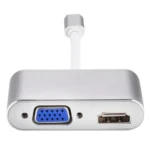 2 in 1 VGA & HDMI Female to USB-C / Type-C Male Hub Splitter Adapter - Image 5