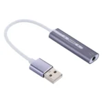 Aluminum Shell 3.5mm Jack External USB Sound Card HIFI Magic Voice 7.1 Channel Adapter Free Drive for Computer, Desktop, Speakers, Headset - Image 2