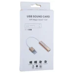 Aluminum Shell 3.5mm Jack External USB Sound Card HIFI Magic Voice 7.1 Channel Adapter Free Drive for Computer, Desktop, Speakers, Headset - Image 5