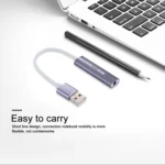 Aluminum Shell 3.5mm Jack External USB Sound Card HIFI Magic Voice 7.1 Channel Adapter Free Drive for Computer, Desktop, Speakers, Headset - Image 6