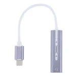 Aluminum Shell 3.5mm Jack External USB-C / Type-C Sound Card HIFI Magic Voice 7.1 Channel Converter Adapter Free Drive - Image 4