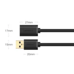Ugreen 50cm USB 3.0 Male to Female Data Sync Super Speed Transmission Extension Cord Cable - Image 7