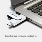 Kinzdi 128GB USB 3.0 + Type-C 3.0 Interface Metal Twister Flash Disk V11 - Image 8