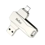 Netac U782C 128GB USB-C / Type-C + USB 3.0 360 Degrees Rotation Zinc Alloy Flash Drive OTG U Disk - Image 2