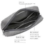 Multi-functional Headphone Charger Data Cable Storage Bag Power Pack, Size: S, 17 x 11.5 x 5.5cm - Image 5