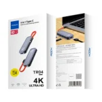 ROCK RT16 5 In 1 Type-C / USB-C to HDMI + 4 USB 3.0 Multi-function Docking Station HUB Converter Expansion Dock - Image 8